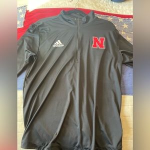 Nebraska Adidas Quarter Zip